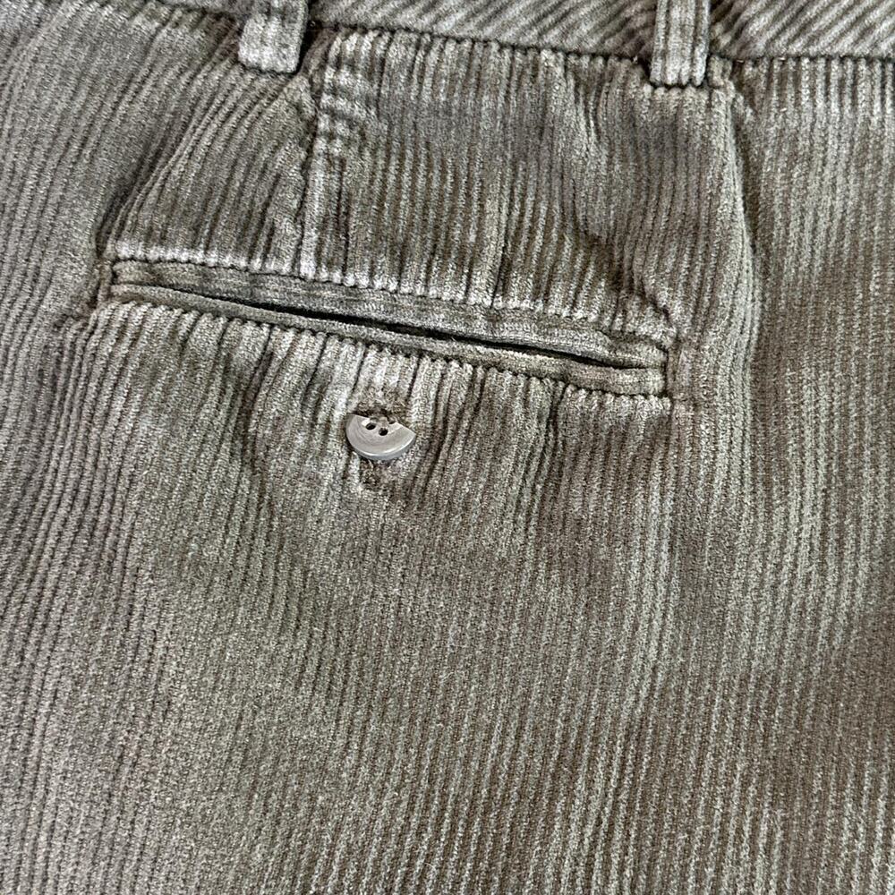 Vintage John Blair Corduroy Pants Mens 40 Olive Green Straight Leg Casual - Picture 4 of 8